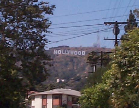 Hollywood Sign, seen from Beachwood Canyon Drive 