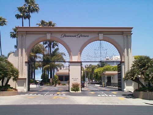 Paramount Pictures Gate at Melrose Ave