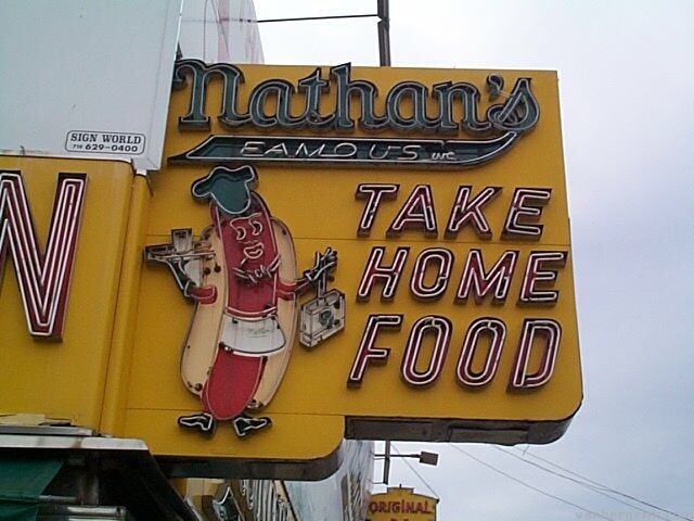 nathan's in Coney Island © jvb
