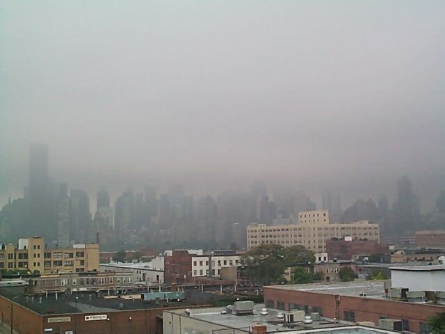 seen from the roof of ps1